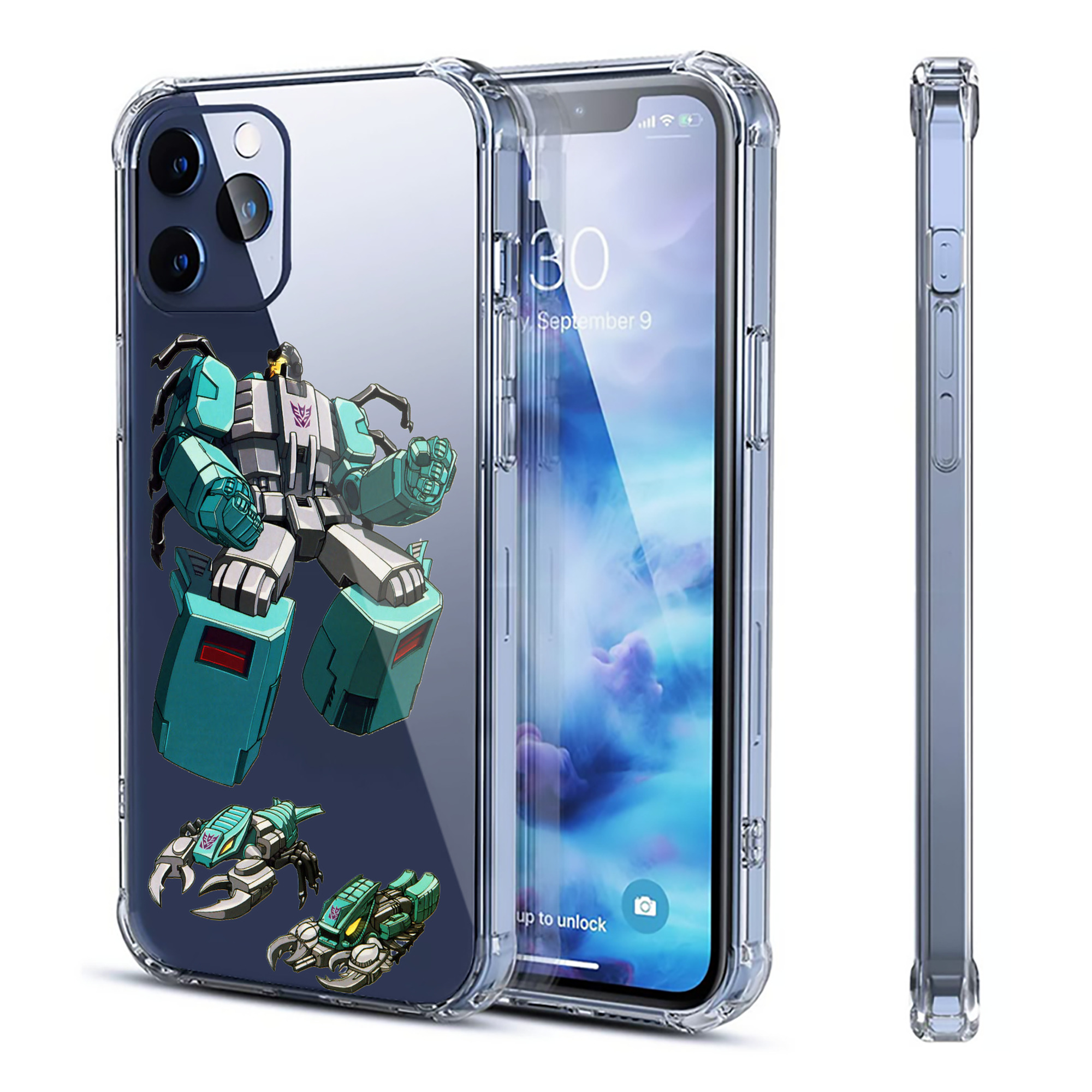 （画像用）  【iPhone 12シリーズ対応】透明スマホケース（クリアソフトケース）